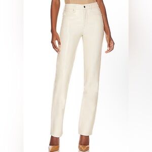 Good American Bone Leather Pants